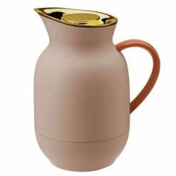 Stelton Isolierkanne 1l Amphora Kaffee Soft Peach